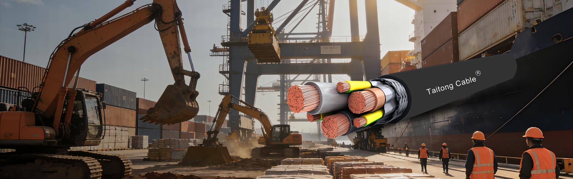 Cabos especiais para uso em mineração de carvão