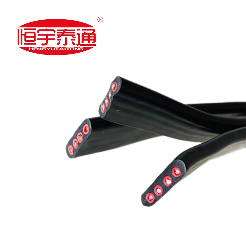 Cabos planos flexíveis NBR PUR PVC TPE TPU